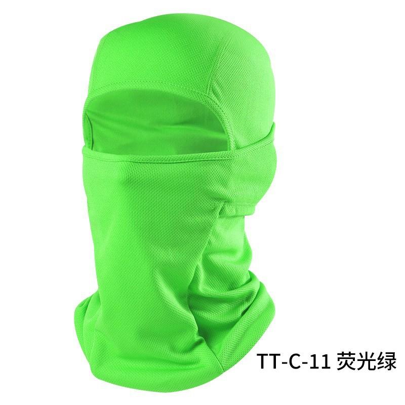 

Summer riding headgear moisture wicking motorcycle sunscreen mask breathable quick drying face protection lining One size fits all