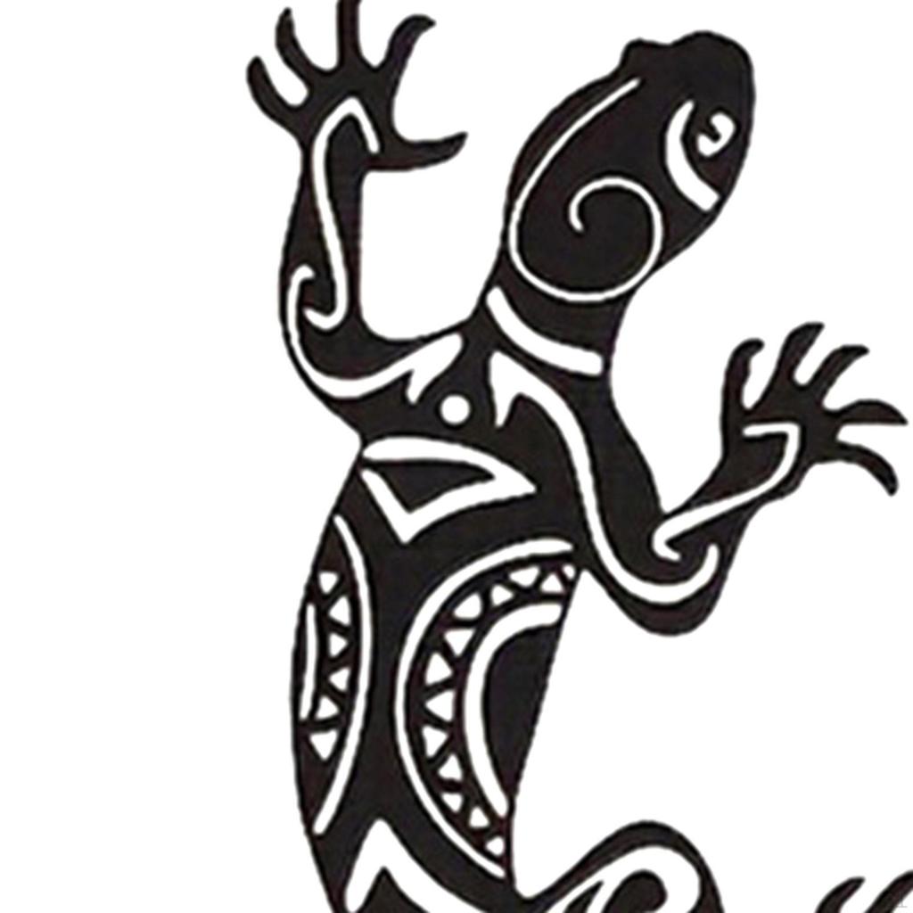 Gecko Eidechse Eisen Wandkunst für Innen und Außen