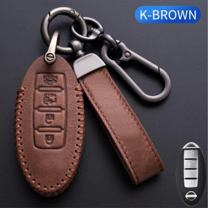 4 buttons Car Key Case Cover for Nissan Leaf Micra Qashqai J11 J10 X Trail T32 Versa Note Patrol Key Fob Cover Accessories