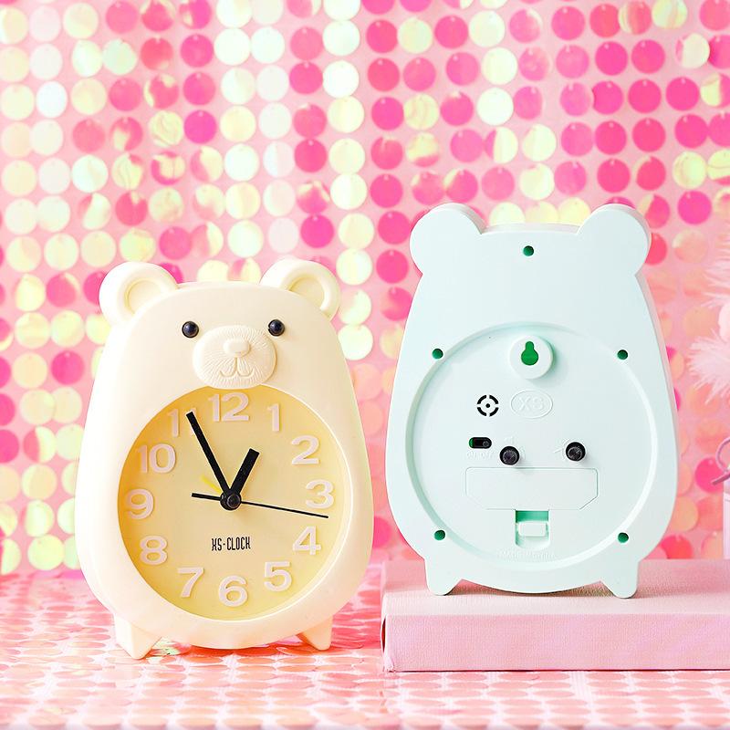 Cartoon bedside alarm clock creative lazy alarm clock shape children student gift home decoration boutique store