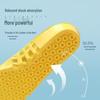 Unisex Anti-Odor PU Sports Insoles: Shock Absorbing, Breathable, Sweat-Wicking, Comfortable, Thickened Soles for Long Standing and Basketball.