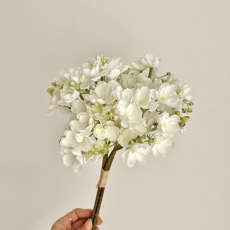 Artificial Flowers Bouquet Fake Jasmine Flowers Dining Table Arrange Simulated Floral Art Decoration Korean Style Photo Props