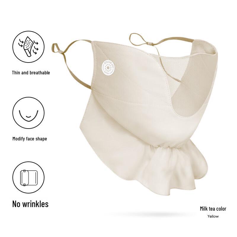 Zhugang Women s Summer Chiffon Sun Protection Face Mask