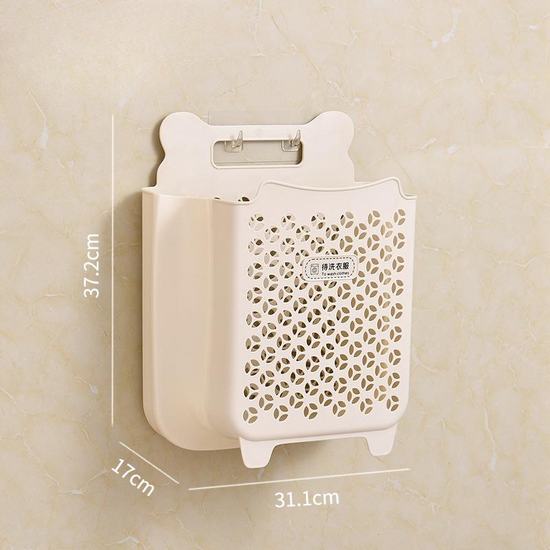 A Household Wall-mounted Dirty Clothes Basket, An Integrated Dirty Clothes Storage Basket, A Foldable Dirty Clothes Basket for The Bathroom
