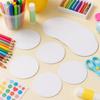 100pcs Button Badge Blank Paper DIY Badge Making Paper Round Photo Printer Paper  For DIY Lovers