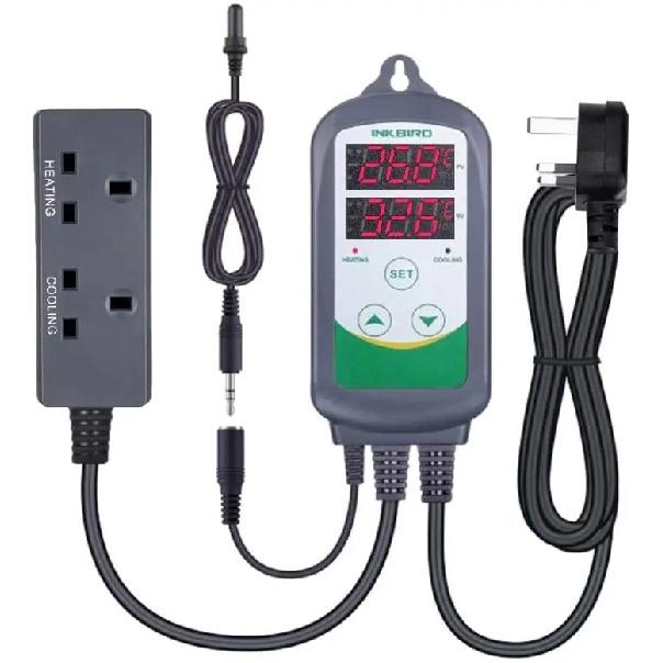 Inkbird Heating&Cooling Temperature Controller ITC-308S Thermostat Regulator Dual Relays With Waterproof Aquarium Probe Hot Sale