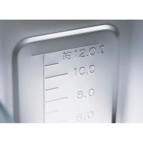 Akagawa Kibutsu Seisakusho 21-0 Graduated Square Kitchen Pot, 21cm, with Handle, 15210, Approx. 8.6L