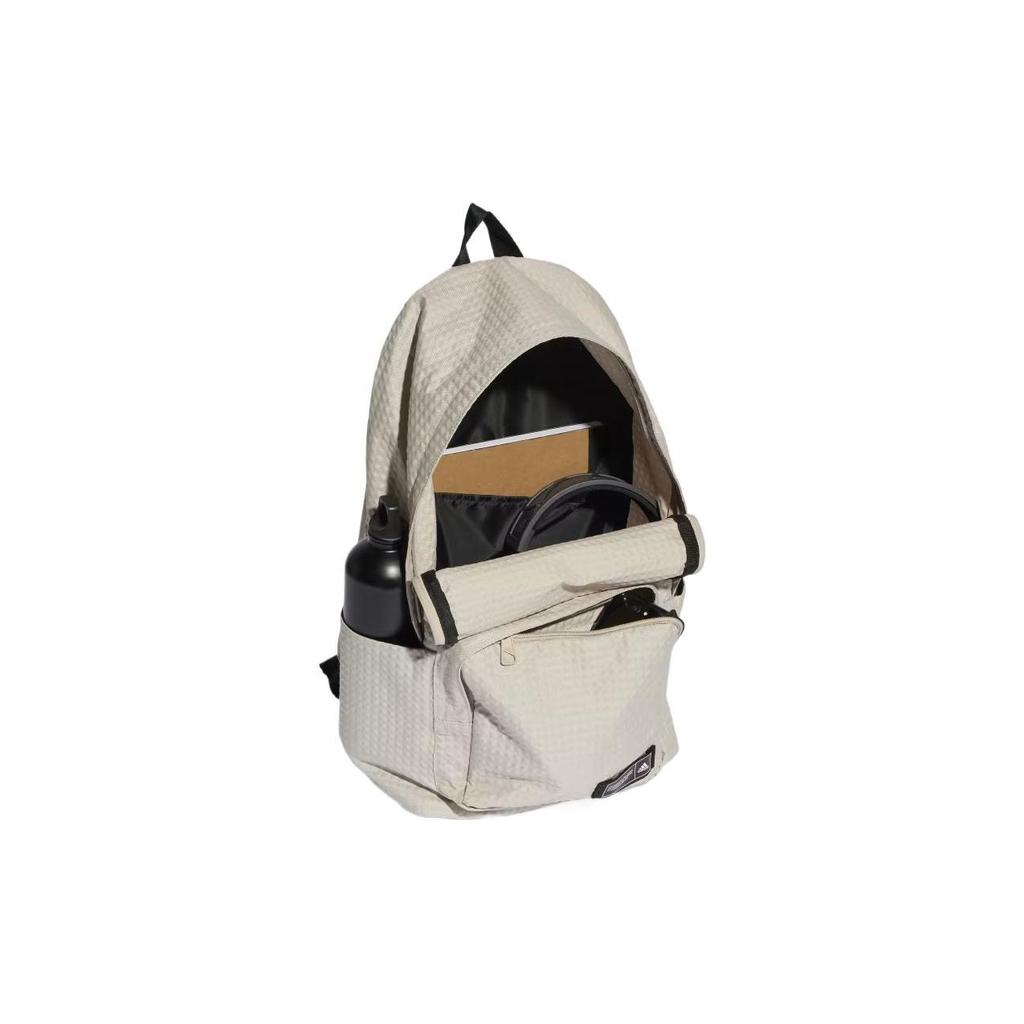 Adidas Sports Casual Recycled Polyester Backpack Unisex Backpacks Miracle-Beige IL5779