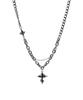 Cream Soda Lab Gothic Cross Bold Chain Necklace