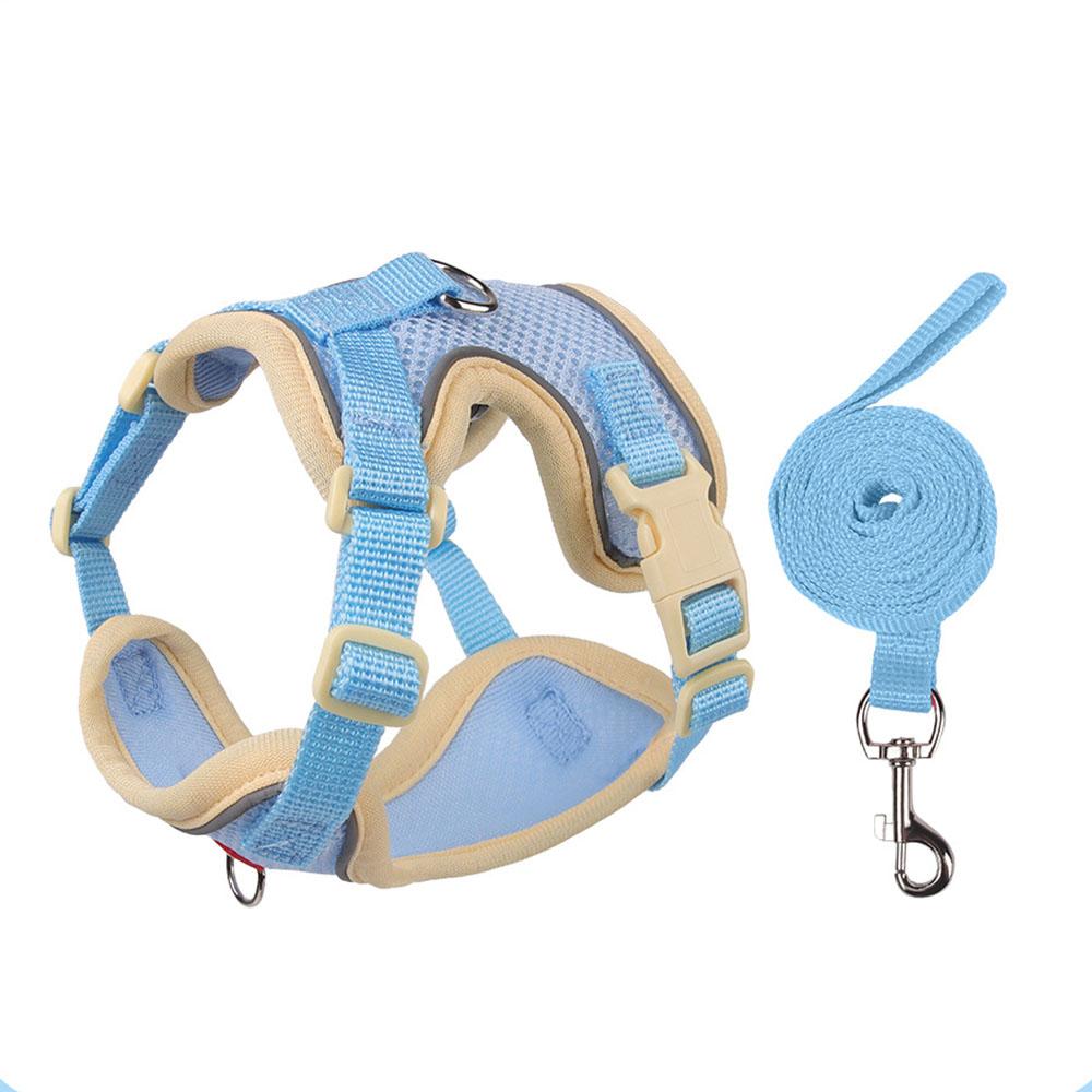 Kitten & Small Dog Harness, Anti-Escape Outdoor Pet Chest Strap, Secure for Walking, Adjustable & Comfortable