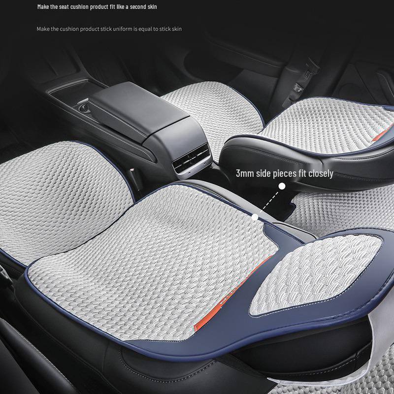 Universal Four-Season Car Seat Cushion: New Energy One-Piece Saddle Cover with Half-Wrap Design