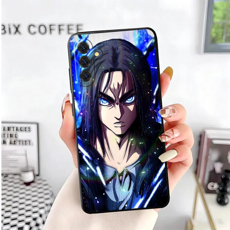 A-Attack On T-Titan Eren Yeager Soft Phone Case for Samsung A17 A37 A57 A16 A26 A36 A56 A15 A25 A35 A55 A14 A24 A34 A54 A13 A23