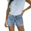 Women's Denim Classic Versatile High Waist Fashionable Shorts