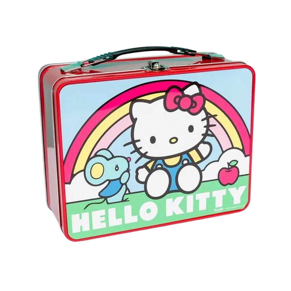 Sanrio Metal Rainbow Hello Kitty Lunch Box