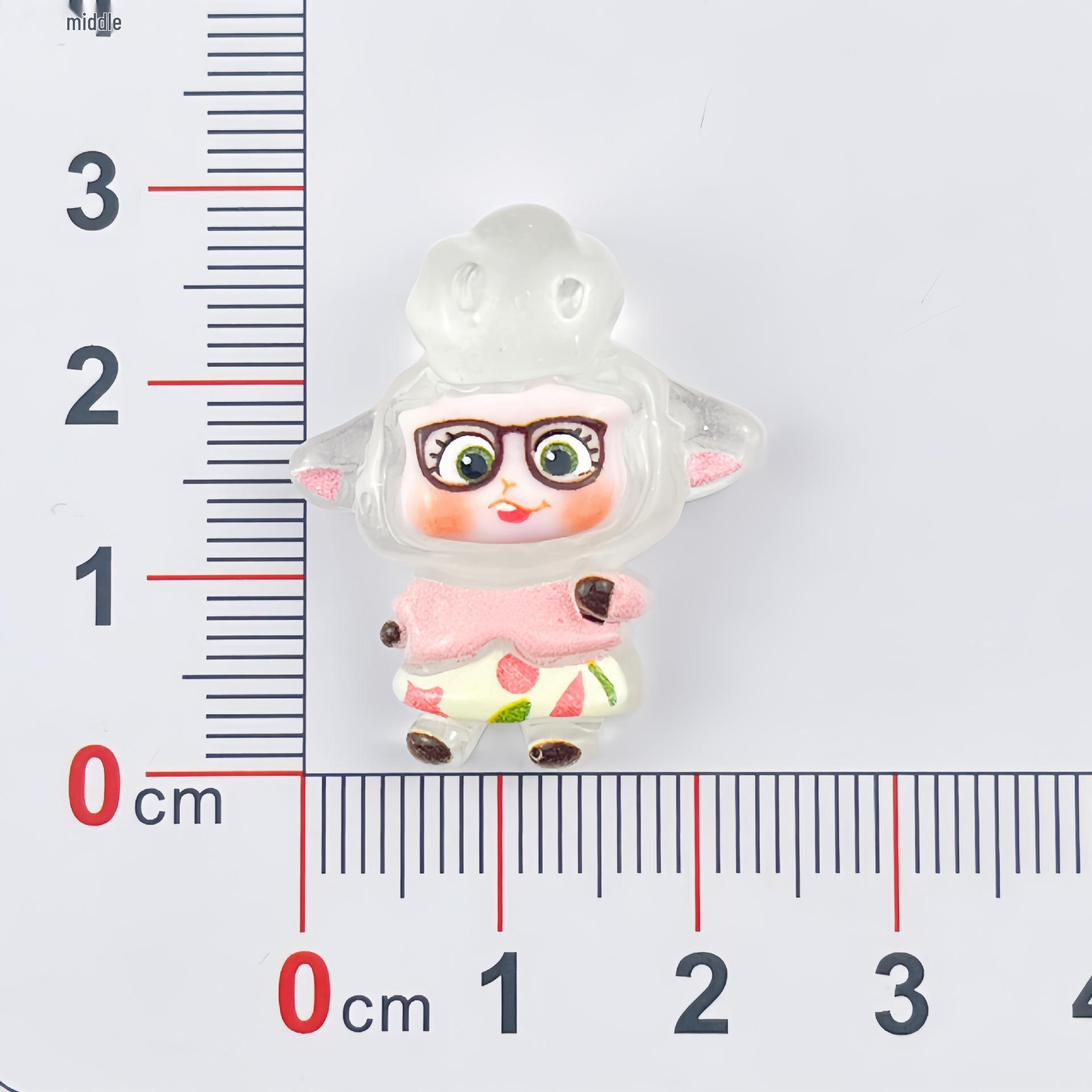 Luminous Cartoon Animal Resin Accessories: Fox Hair Clip, Keychain, Phone Case, Refrigerator Magnet, Shoe Charm.
