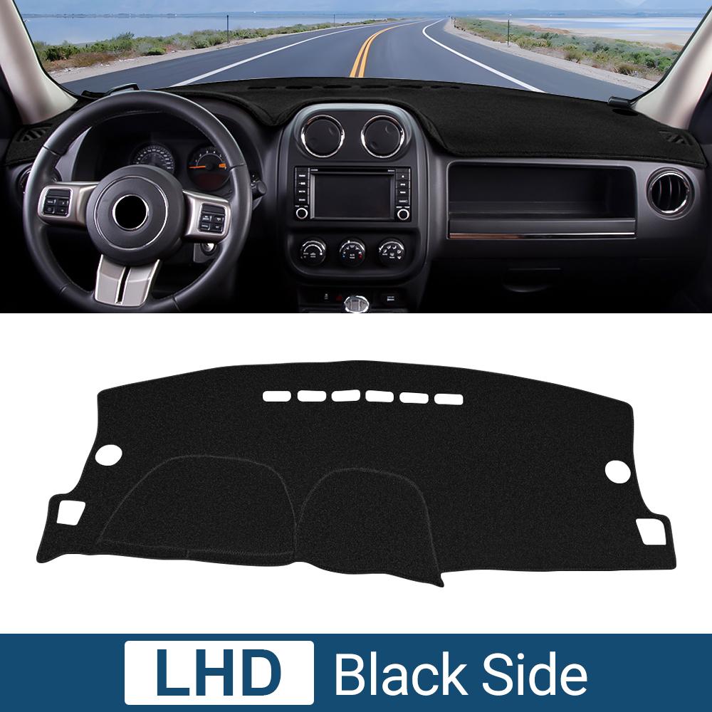 Do Jeep Compass 2009 2010 2011 2012 2013 2014 2015 2016 Pokrowiec na deskę rozdzielczą samochodu, podkładka chroniąca przed światłem, dywaniki anty-UV, pokrowiec antypoślizgowy