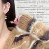2024 Colar com pingente de cachorro fofo de desenho animado para mulheres: Acessório de corrente para suéter longo versátil outono/inverno