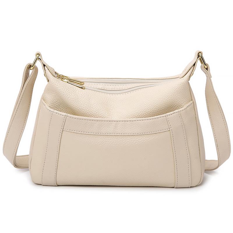 Genuine Leather Women's Crossbody Bag 2026: Versatile, Large Capacity, Single-Shoulder Design