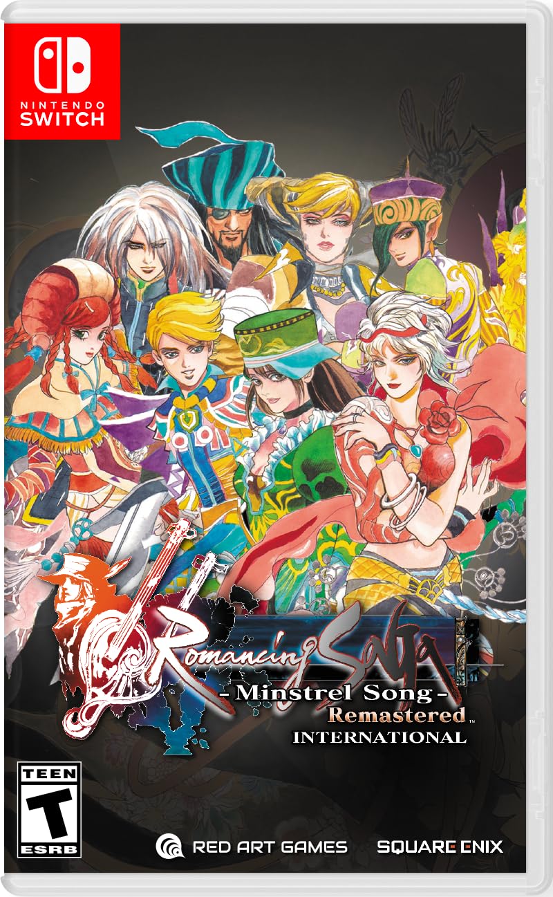 Romancing Saga Minstrel Remastered International North Switch - - (Import America) – красный