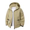 New Spring and Autumn Men's Jacket Three-dimensional Tooling Outdoor Leisure Sports Hooded