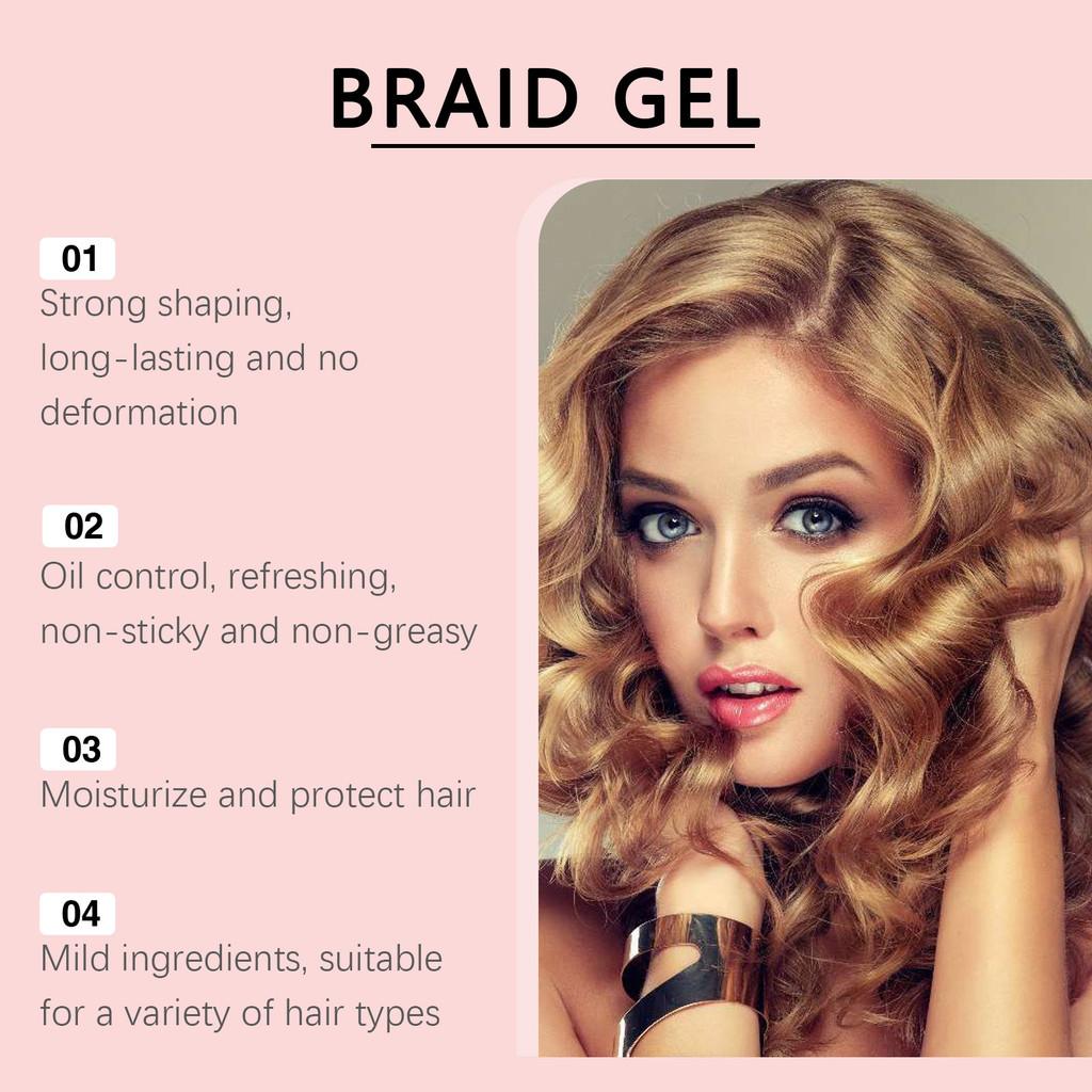 Hoegoa Premium Hair Styling Gel Moisturizing Hair Wax For Perfect Hairstyles 50g