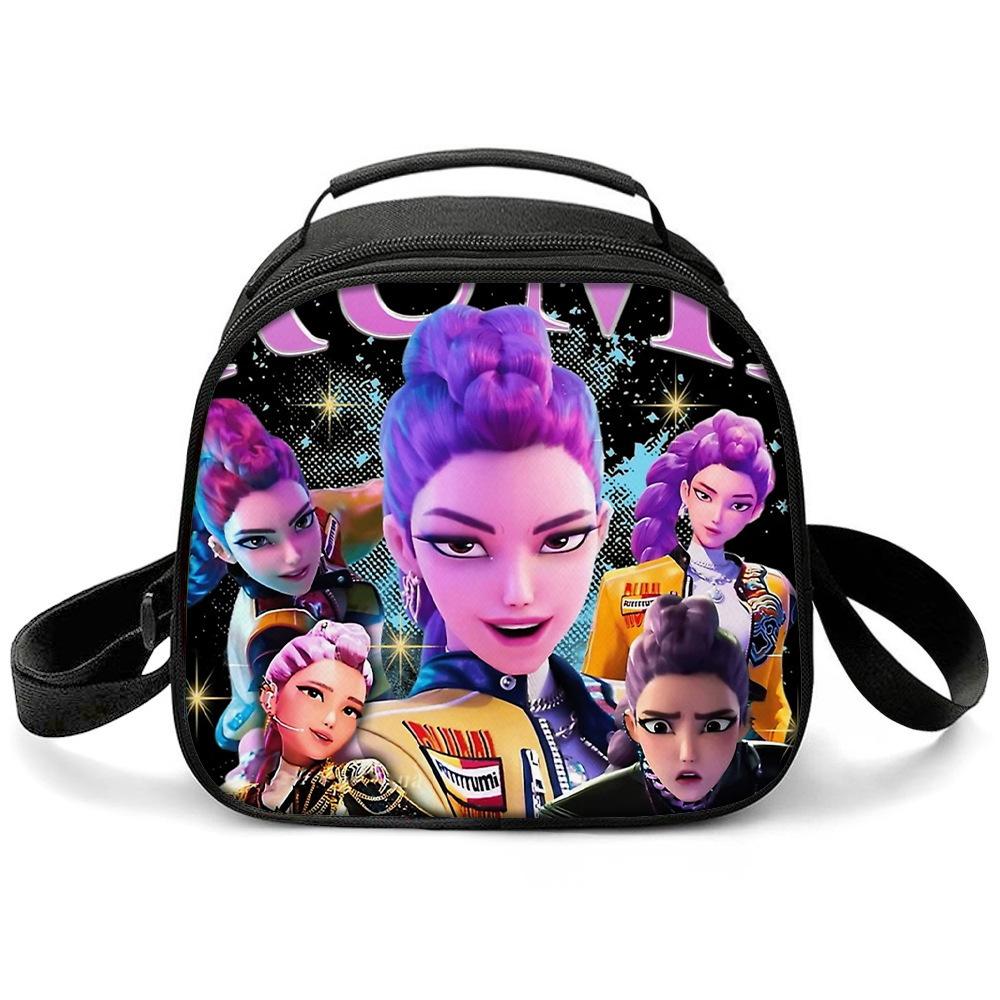 KPOP Witch Hunters Printed Cartoon Student Warm Lunch Bag Messenger Bag