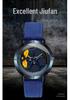 Sanda Men's Personalized Quartz Watch - Leather Strap, Waterproof, Rotating Dial