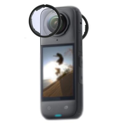 2pcs Lens Guards PC Len Protective Mirror For Insta360 X5 Camera Cap Protector Cover Rotating Protective Sports Camera Accessory