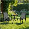 Sofotel So-981 Round Garden Table And 2 Garden Chairs Set