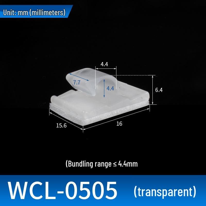 Adhesive Cable Wire Organizer Clip and Fixing Base