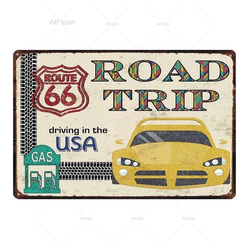 Vintage Motorcycle Garage Metal Plate  Classic Tire Poster  Shabby Chic Wall Art Decor  xCM Metal Painting for Home  Retro Cuadr