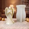 Easy to Use Silicone Candle Mould Featuring Detailed Sleep Angel Designs for Craft Projects