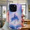 Phone Case: 2D Flat Design Suitable for iPhone 18 17 16 15 14 13 Pro Film Protective Case, Couple Style, Music Girl, Christmas and Halloween Gift