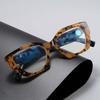 Hip-hop Color Frame Reading Glasses Exaggerated Unisex Presbyopic Glasses  Watch Movie