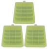 3pcs Ice Cubes Mould Silicone Stackable Dishwasher Safe 15 Grids Ice Tray with Removable Lid for Home Bar Green