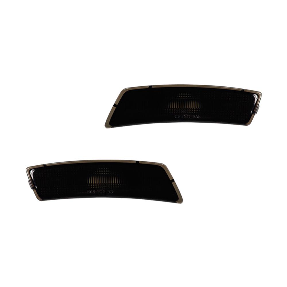 

Car Front Bumper Side Marker Indicator Light Housing Covers For Volkswagen Tiguan 2018-up & Beetle 2012-2019 Turn Signal Light Smoked Lens