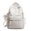 Schoolbag Ice Mist Soft Light Cartoon Cute Backpack Japanese Girl Gentle Healing Casual Versatile Lightweight Travel School Bag