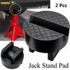 2Pcs Unique Design Jack Stand Pad Adapter Support Grip Slotted Frame Rail Protector For VW BMW Ford Nissan Toyota Honda Hyundai
