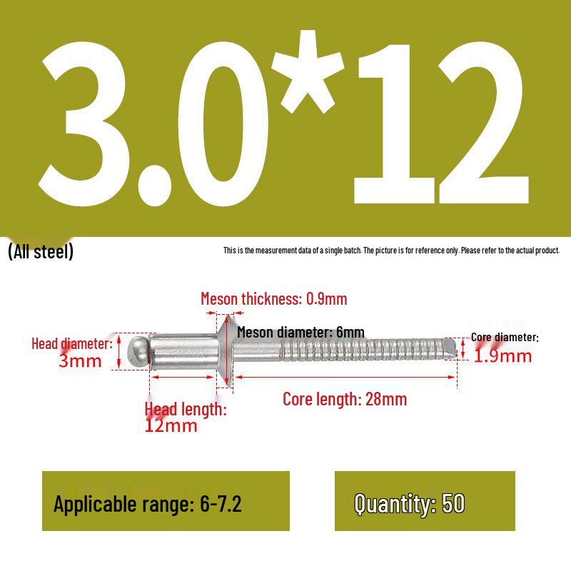 Stainless Steel Countersunk Flat Head Aluminum Open-End Pop Rivet for Decoration