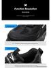 Breathable Fly-Knit Steel Toe Safety Shoes - Durable, Anti-Slip, and Comfortable for Long Hours
