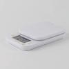 PEARL METAL Digital Kitchen Scale, 2.0 Kg Capacity, 0.1 G Increments, HAKARI D-6468, White