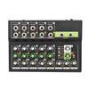 10-kanaals mengpaneel Digitale audiomixer Stereomicrofoon/lijnmixer met reverb en 48V fantoomvoeding
