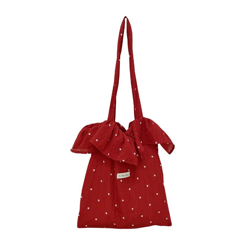 Mesh Women Shoulder Bag Ruffle Edge Purse and Handbags for Women Designer Bag Small Tote Bag for Women Shopping Bags  Bolso