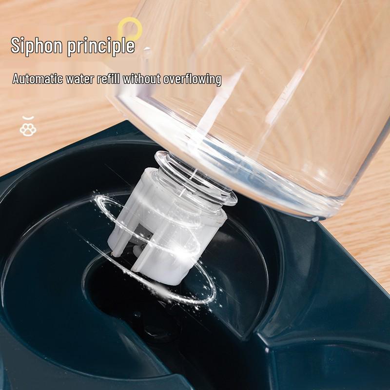 Automatic Double Bowl Feeder for Cats & Dogs - Water & Food Dispenser