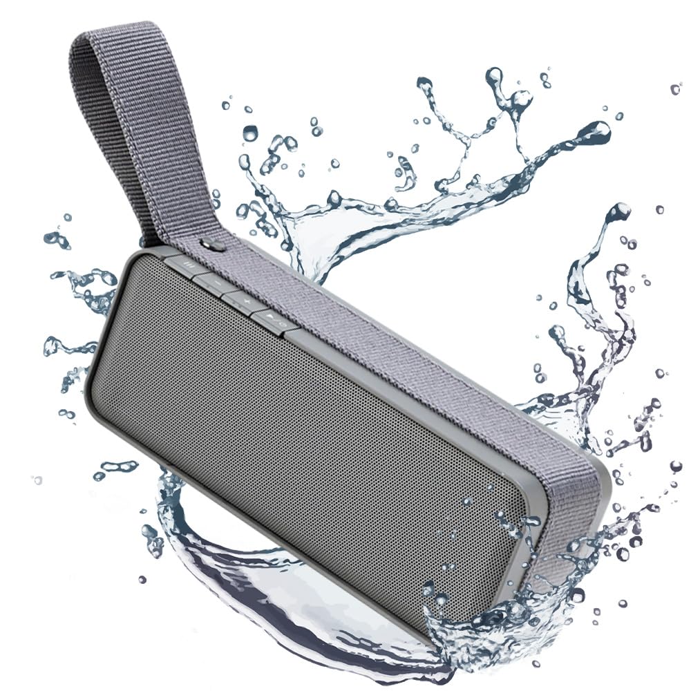 Iris Ohyama IPX7 22 Hours Continuous Simultaneous Pairing with 20 Bluetooth USB Speaker, Waterproof, Playback, Devices, Waterproof, Compact, 5.0,