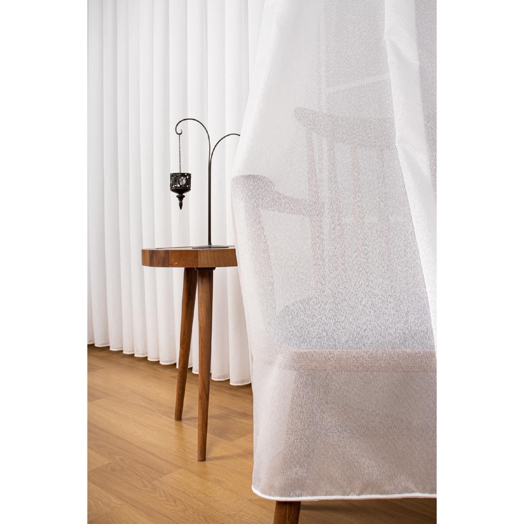 Breaked Floor Flat Tül Curtain 1/3 Frequent Pile