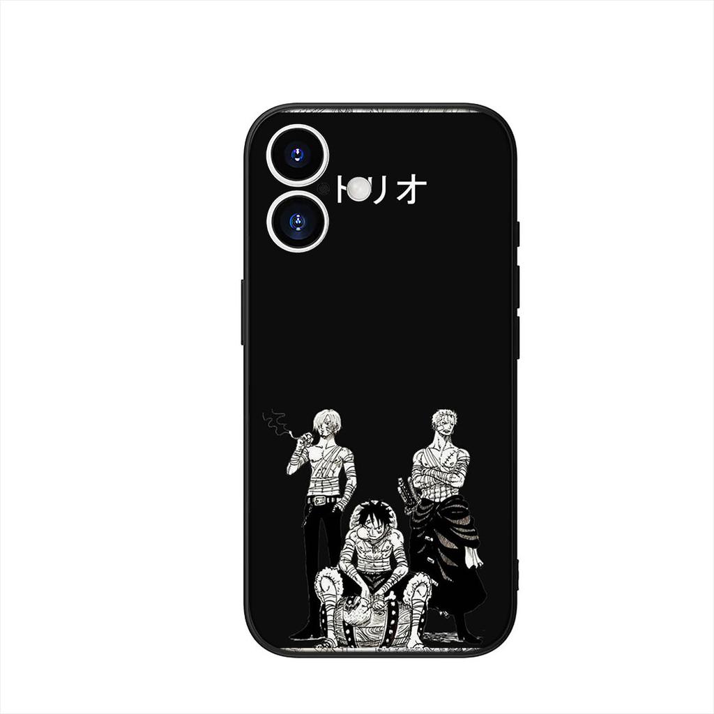 Roronoa Zoro ONE Sanji Luffy PIECES Cover Phone Case for Apple iPhone 16 15 14 Plus 13 12 Mini 17 Pro Max + 16E Air 16+ ProMax