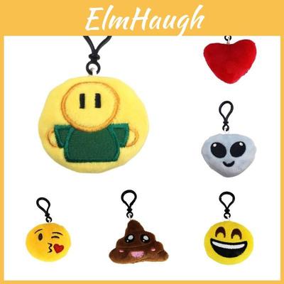Ausdruck Schlüsselanhänger Mini Plüschanhänger Niedliche Emoji Stoffpuppe Dekoration Geschenk