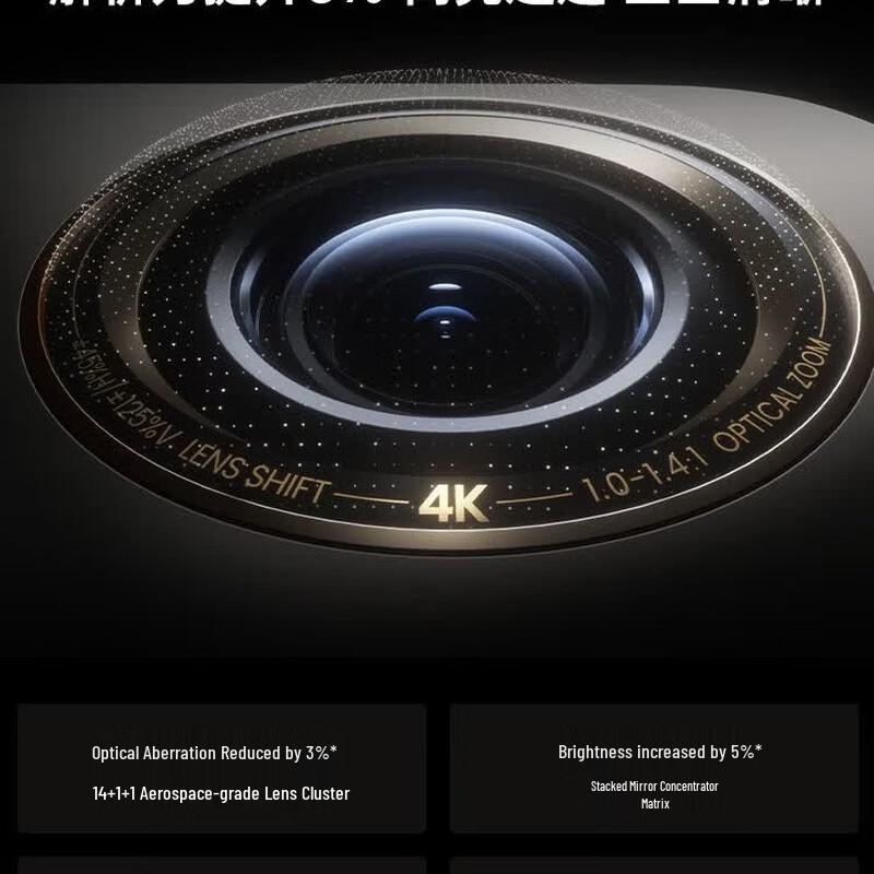 JMGO N5S Pro 4K Tri-Color Laser Gimbal Projector (CN Version)