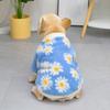 Pet Dog Clothes Plus Velvet Warm French Bulldog Small and Medium-sized Dog Clothing 21 Bullfighting Chrysanthemum Thickened Velvet Coat